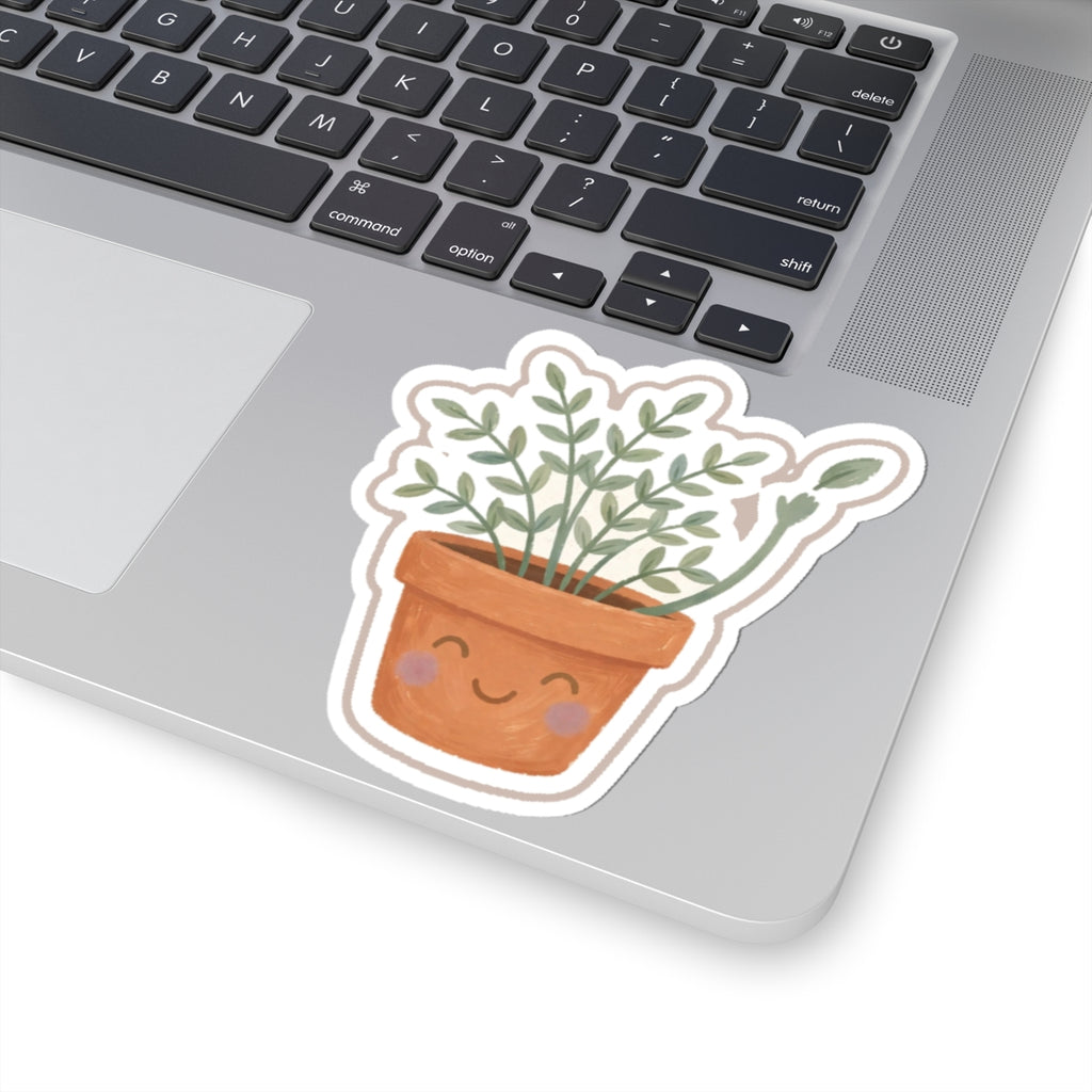 Plant Wave Kiss-Cut Sticker