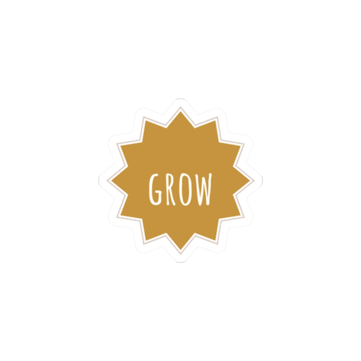 Grow Star Kiss-Cut Sticker