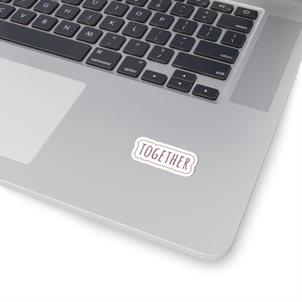 Together Word Kiss-Cut Sticker