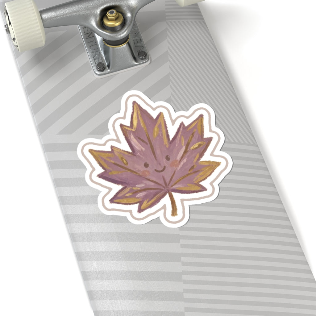 Autumn Leaf Kiss-Cut Sticker