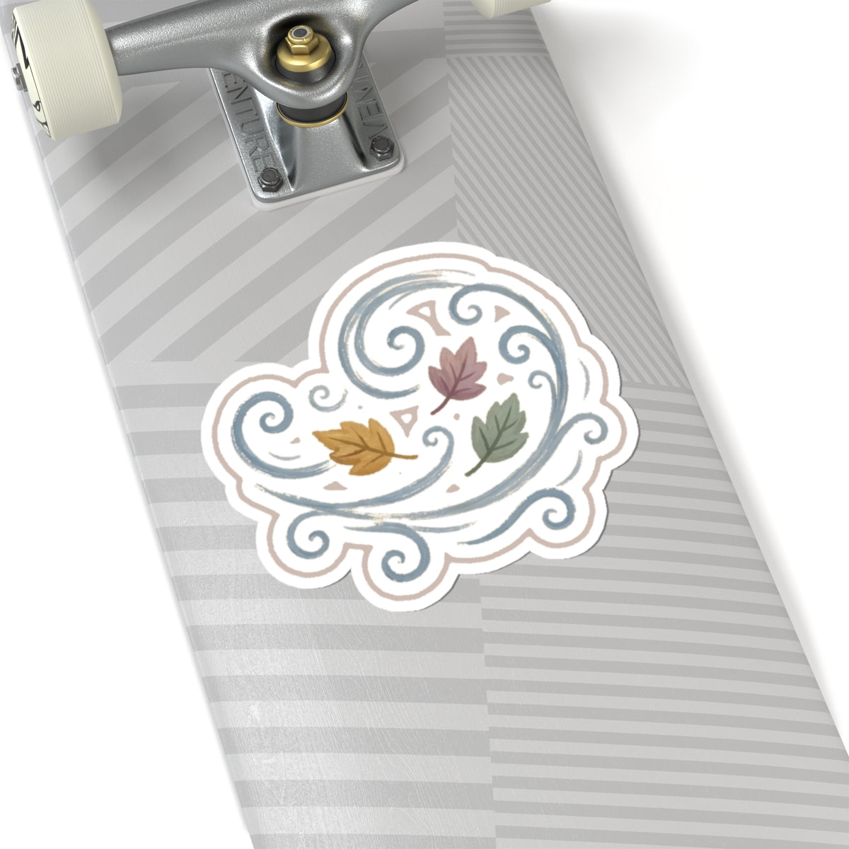 Wind Leaves Kiss-Cut Sticker