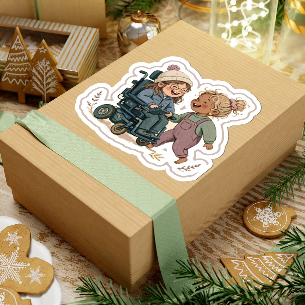 Power Chair Kiss-Cut Sticker