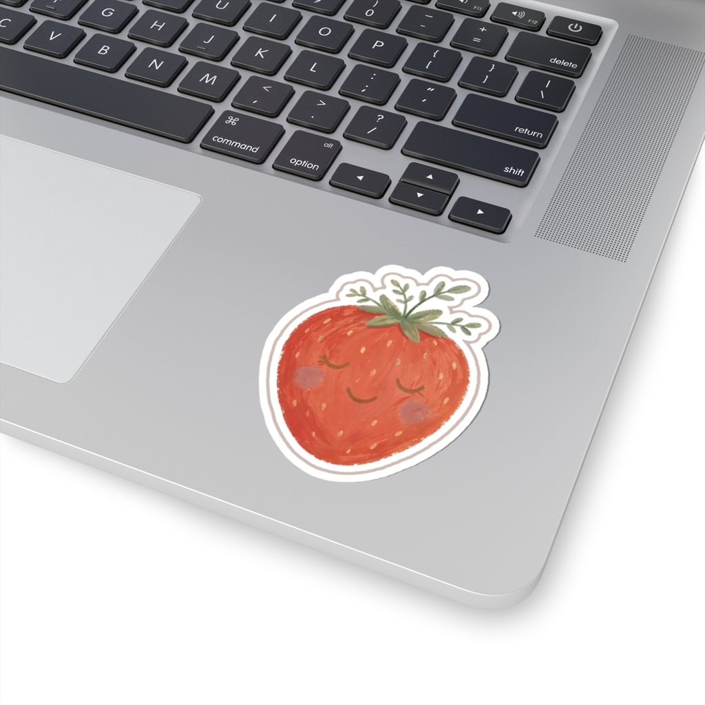 Strawberry Kiss-Cut Sticker