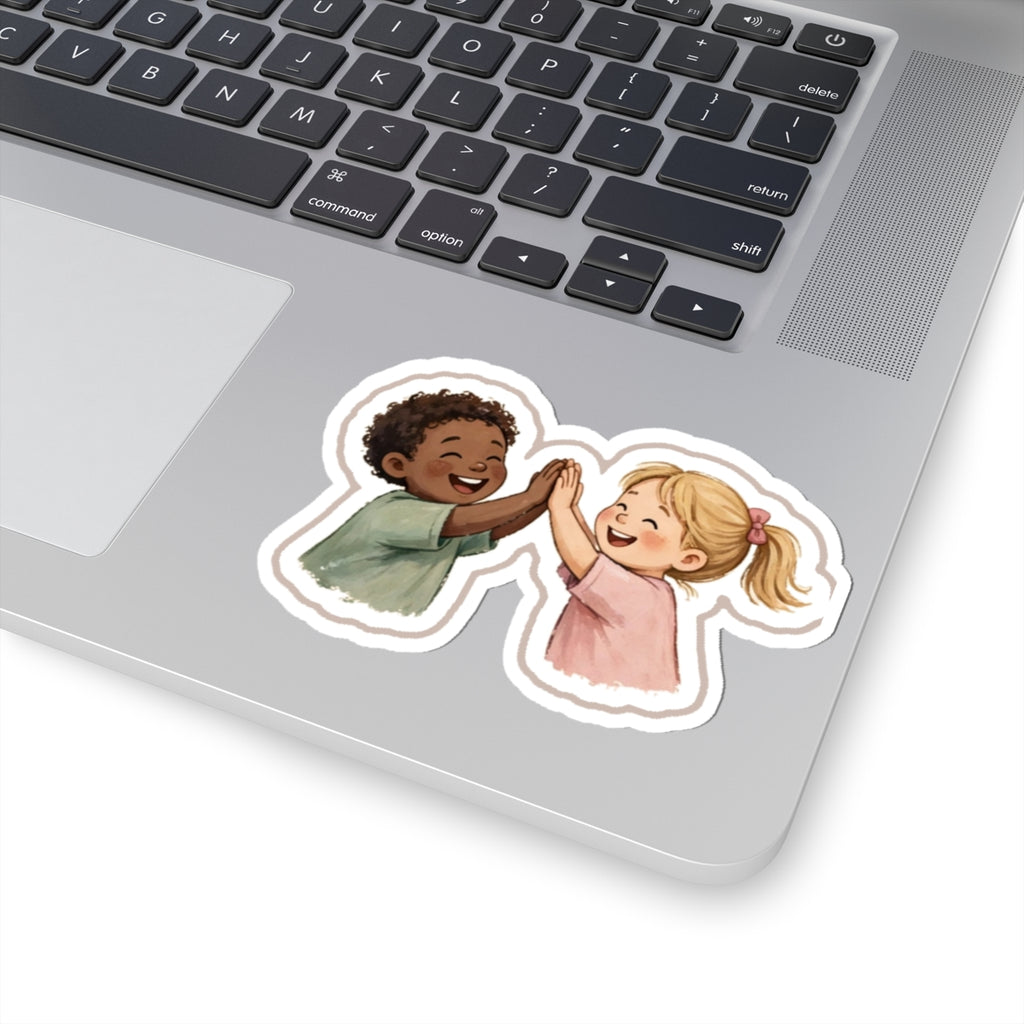 High Five Kiss-Cut Sticker