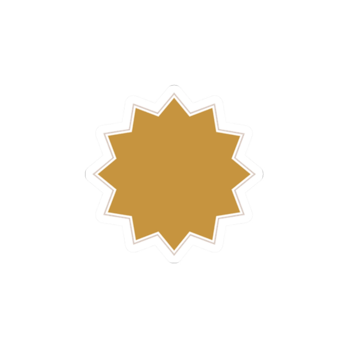 Sun Star Kiss-Cut Sticker