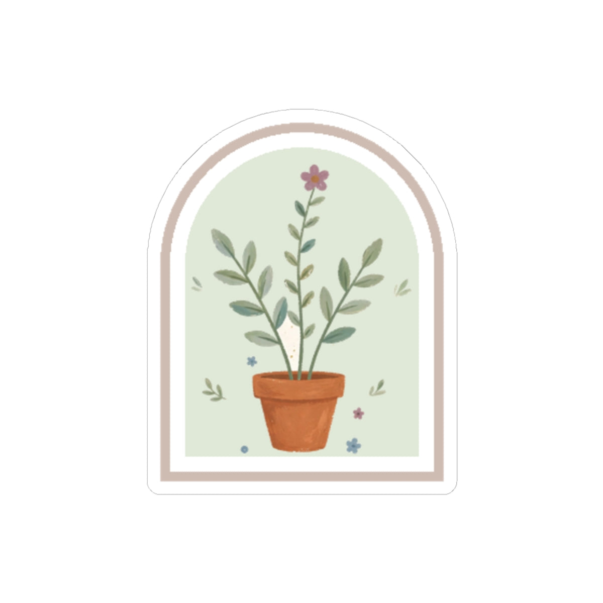 Plant Arch Kiss-Cut Sticker