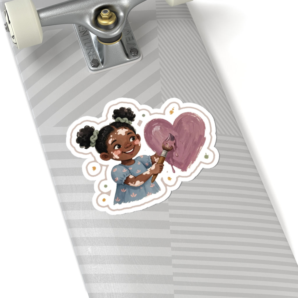 Vitiligo Paint Kiss-Cut Sticker
