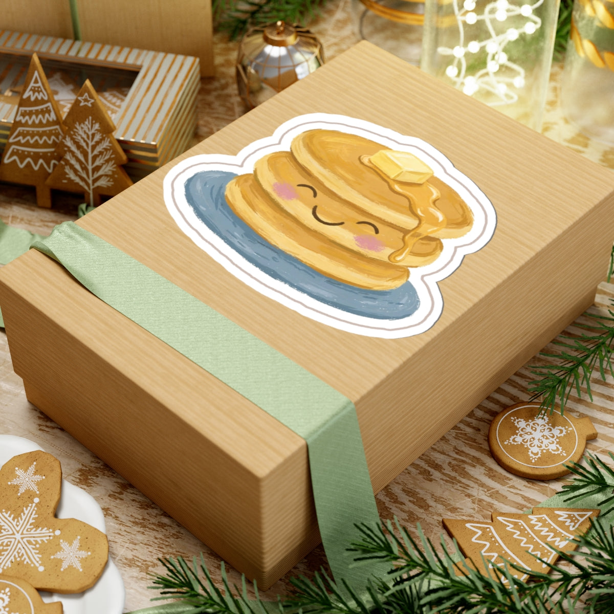 Pancakes Kiss-Cut Sticker