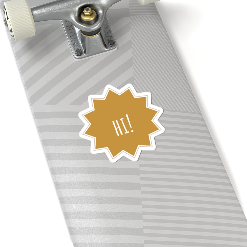 Hi Star Kiss-Cut Sticker