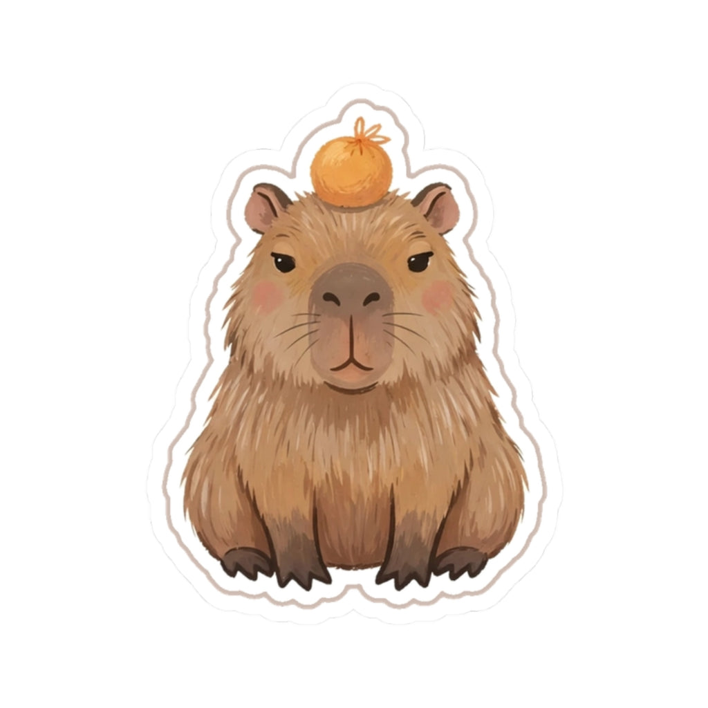 Capybara Kiss-Cut Sticker