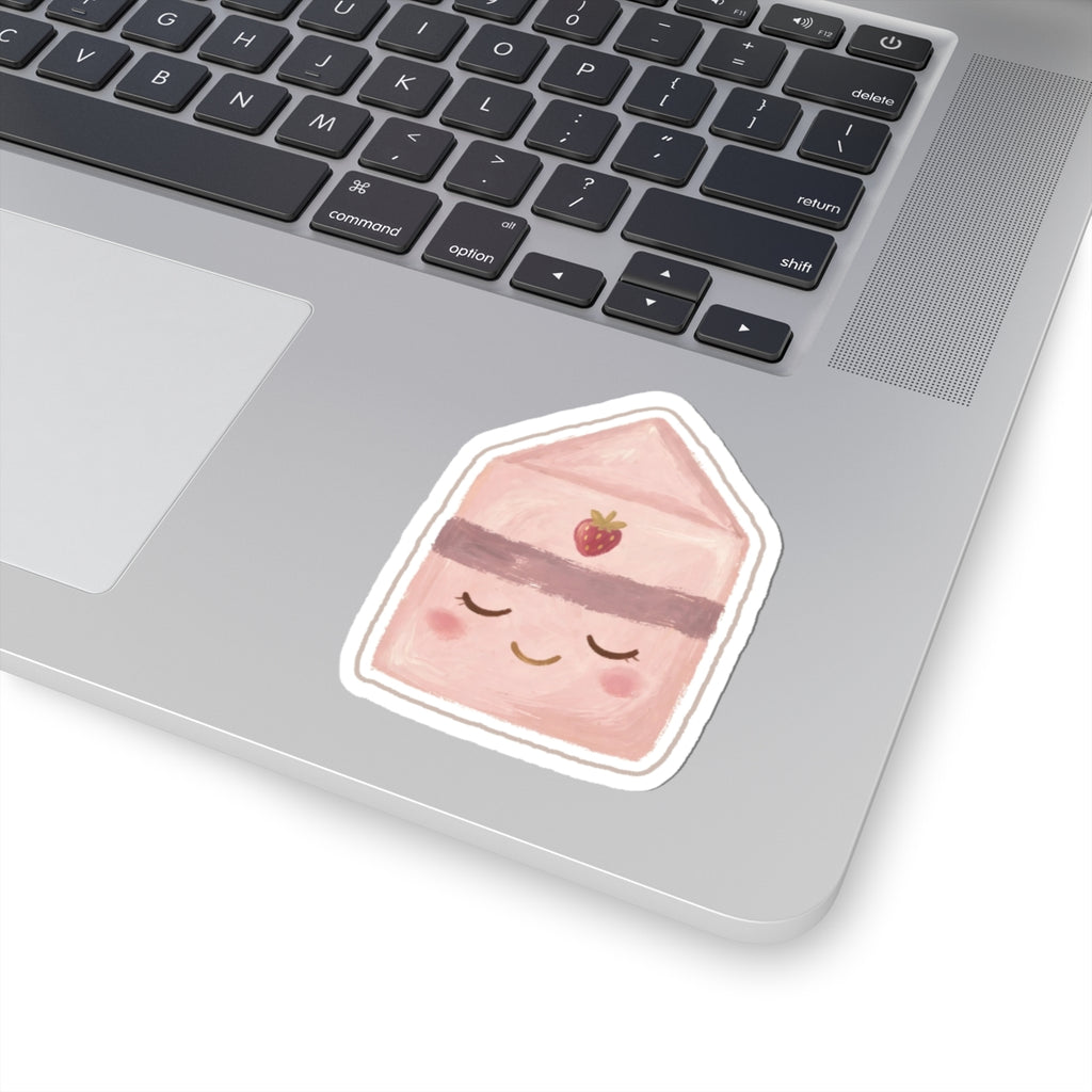 Strawberry Milk Kiss-Cut Sticker