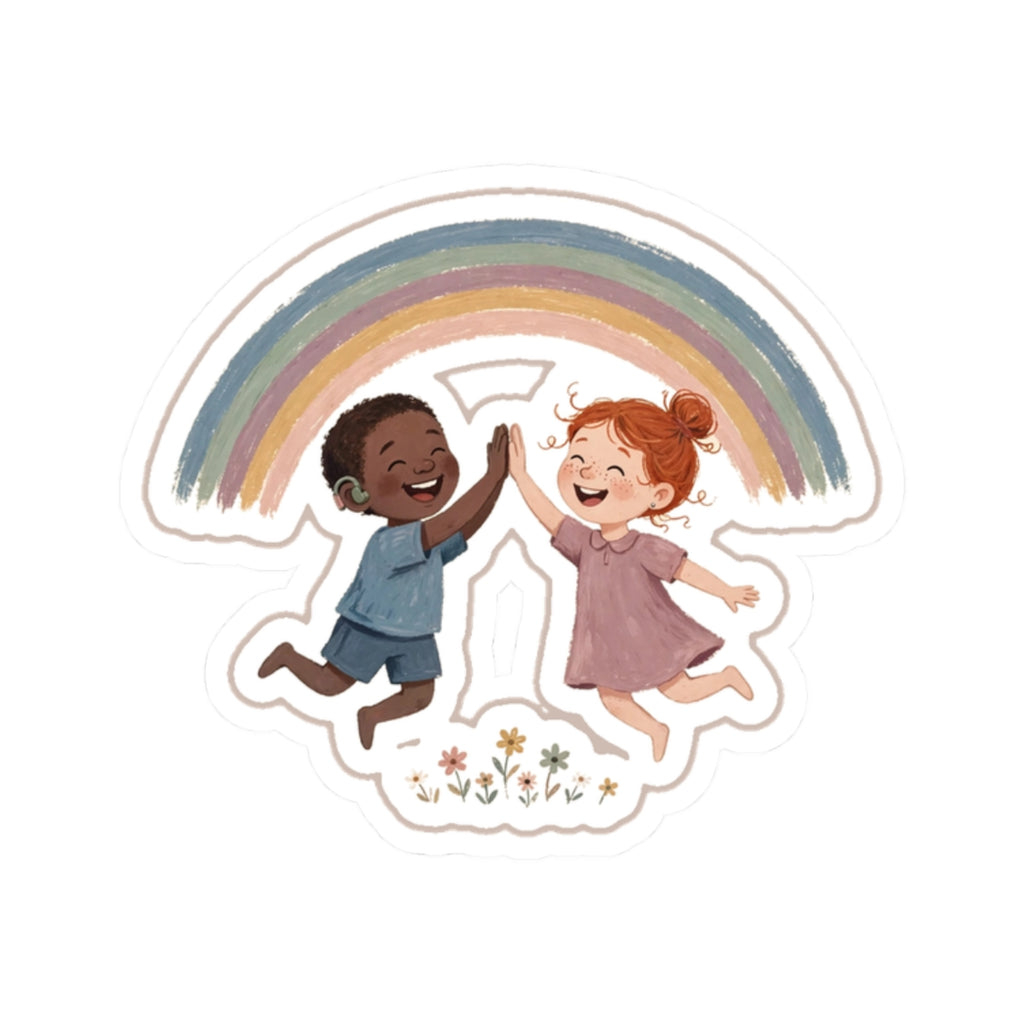 Friends Rainbow Kiss-Cut Sticker