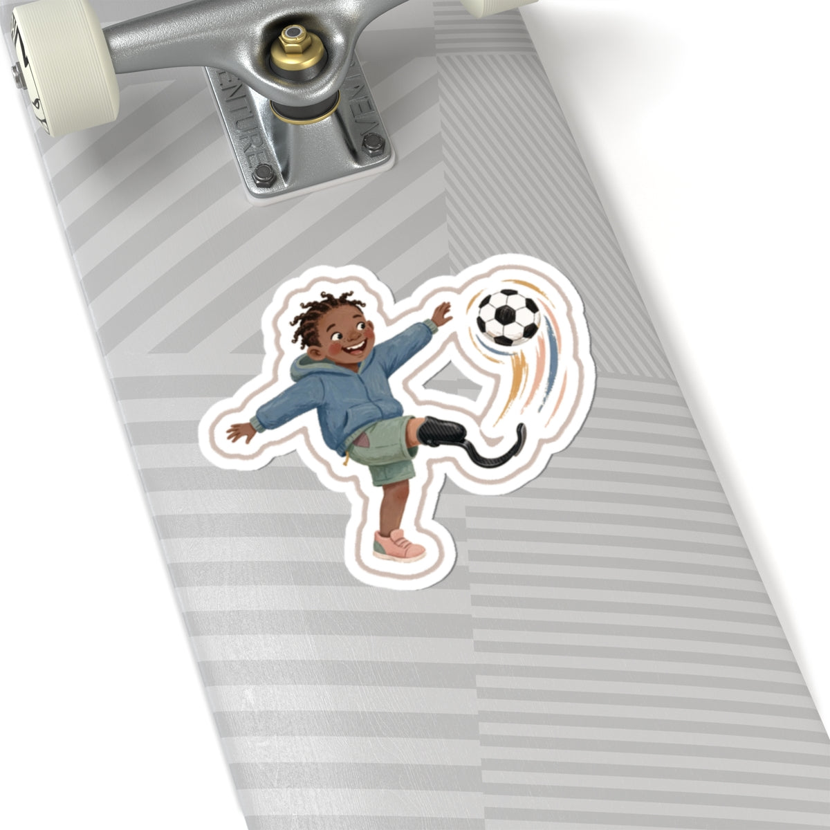 Prosthetic Soccer Kiss-Cut Sticker