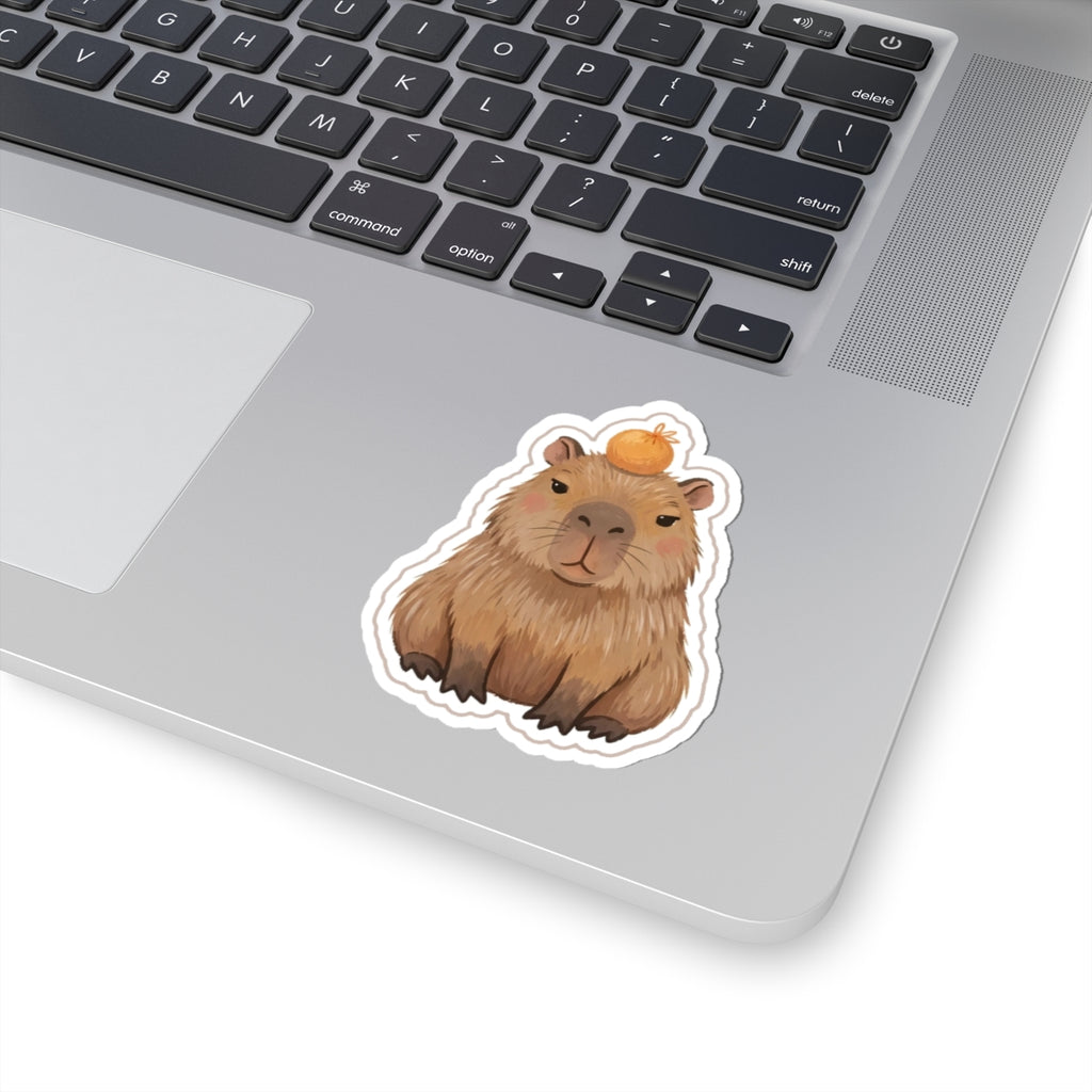 Capybara Kiss-Cut Sticker