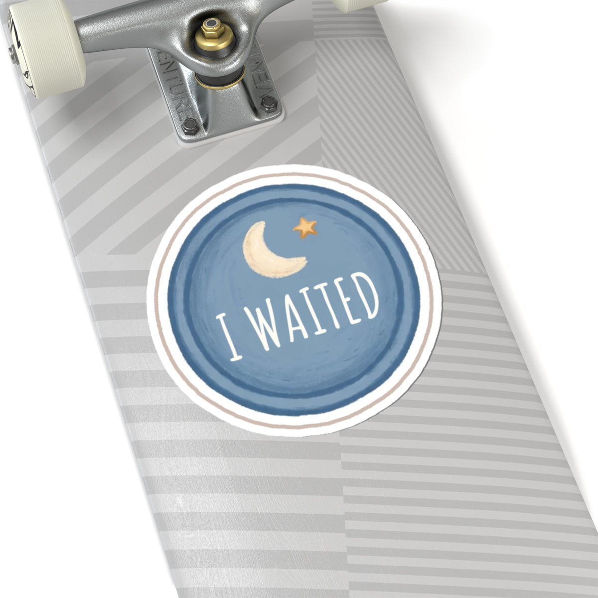 Waited Kiss-Cut Sticker