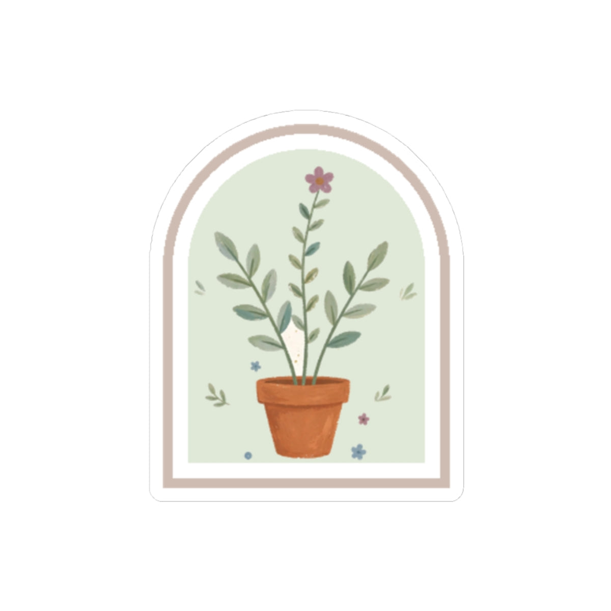 Plant Arch Kiss-Cut Sticker