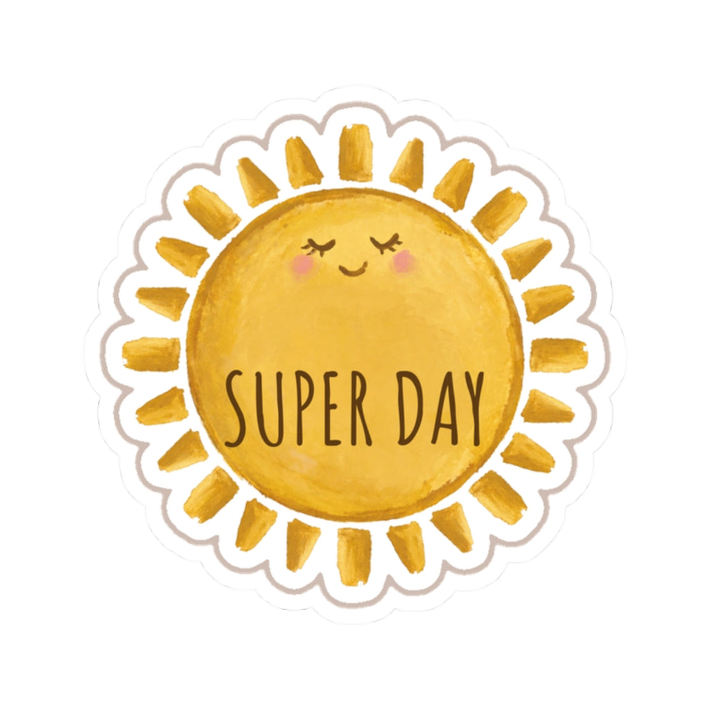 Super Day Kiss-Cut Sticker