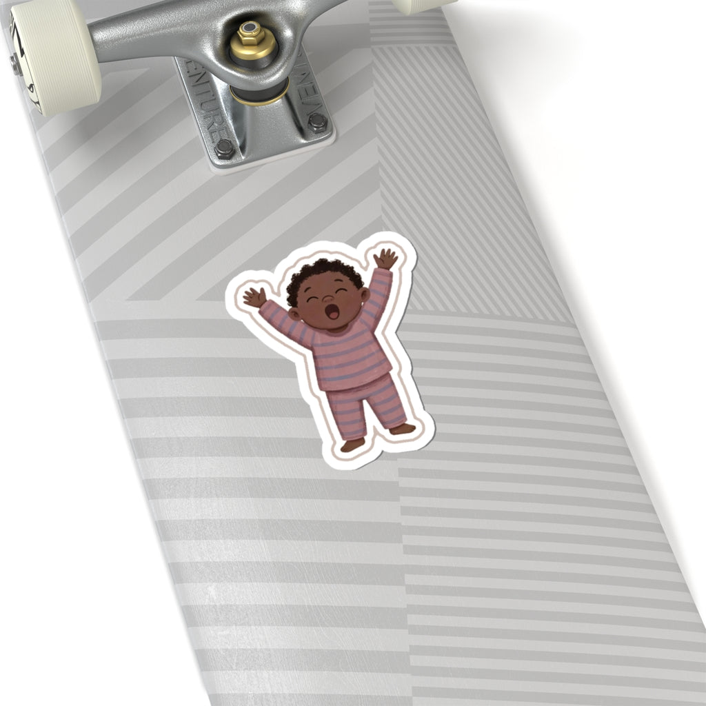Morning Stretch Kiss-Cut Sticker