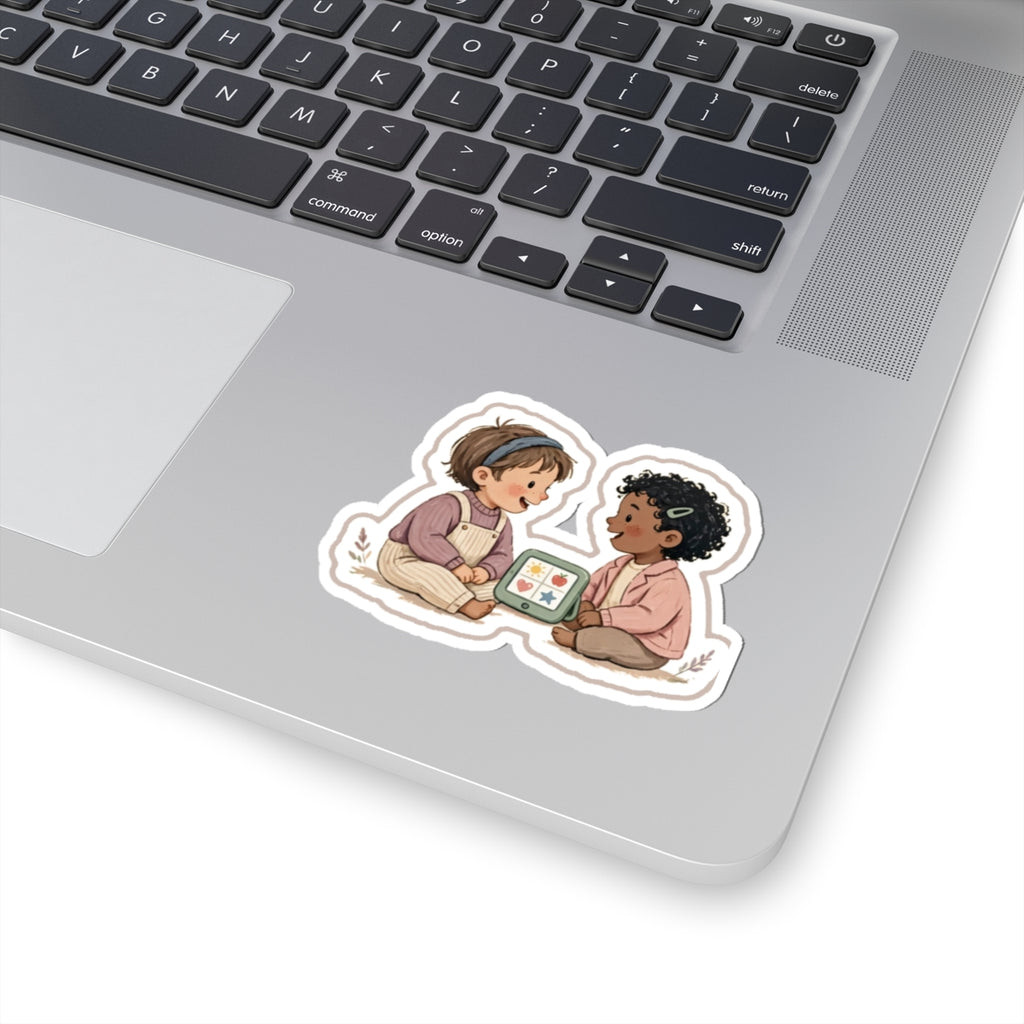 AAC Chat Kiss-Cut Sticker