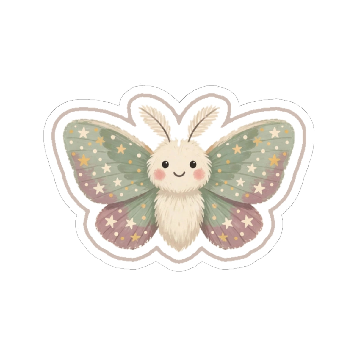 Moth Kiss-Cut Sticker
