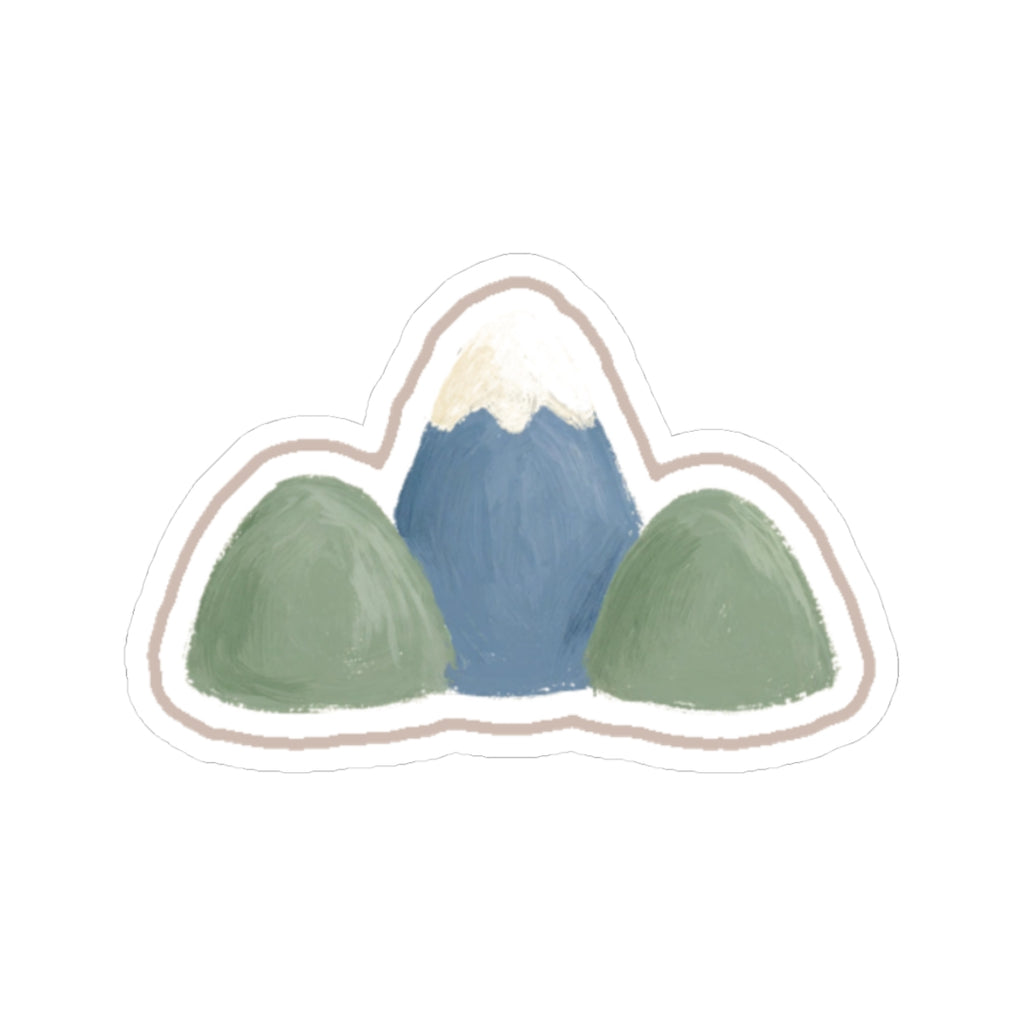 Mountain Kiss-Cut Sticker