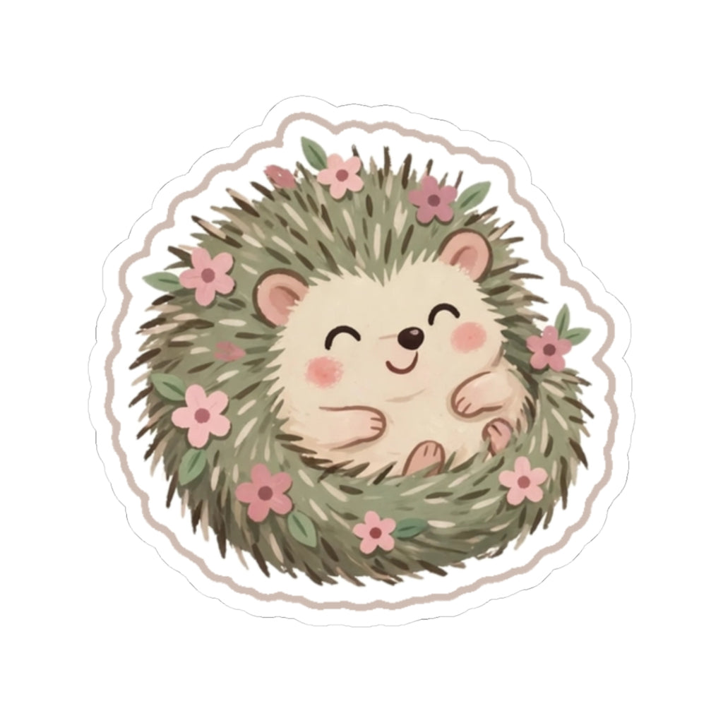 Hedgehog Kiss-Cut Sticker