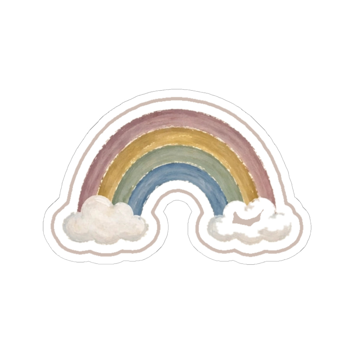 Weather Rainbow Kiss-Cut Sticker