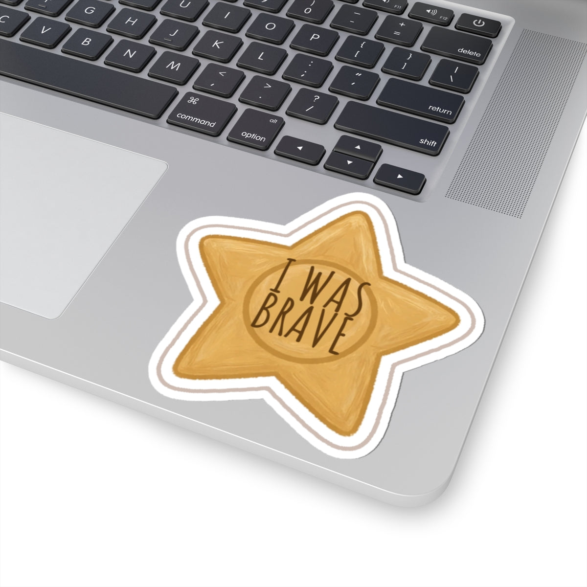 Brave Kiss-Cut Sticker