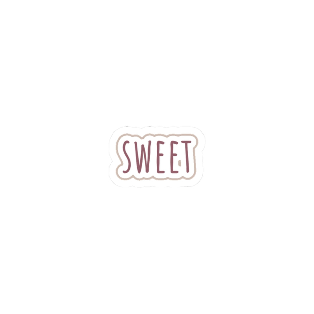 Sweet Word Kiss-Cut Sticker