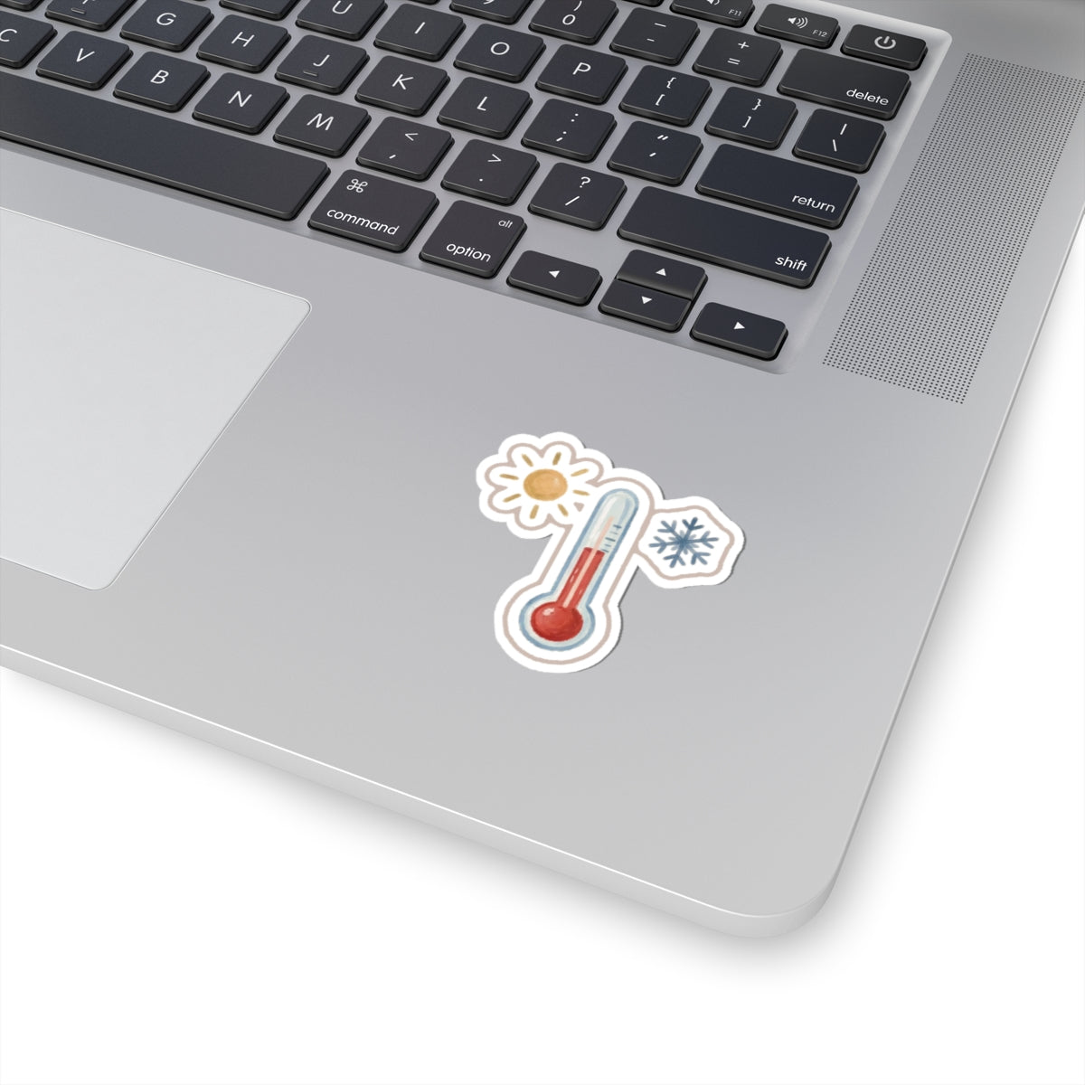 Thermometer Kiss-Cut Sticker