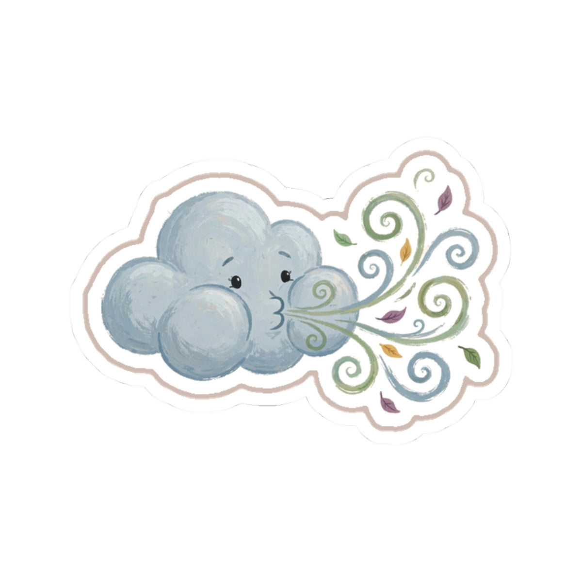 Windy Kiss-Cut Sticker