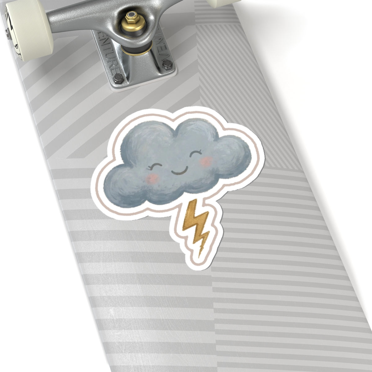 Lightning Cloud Kiss-Cut Sticker