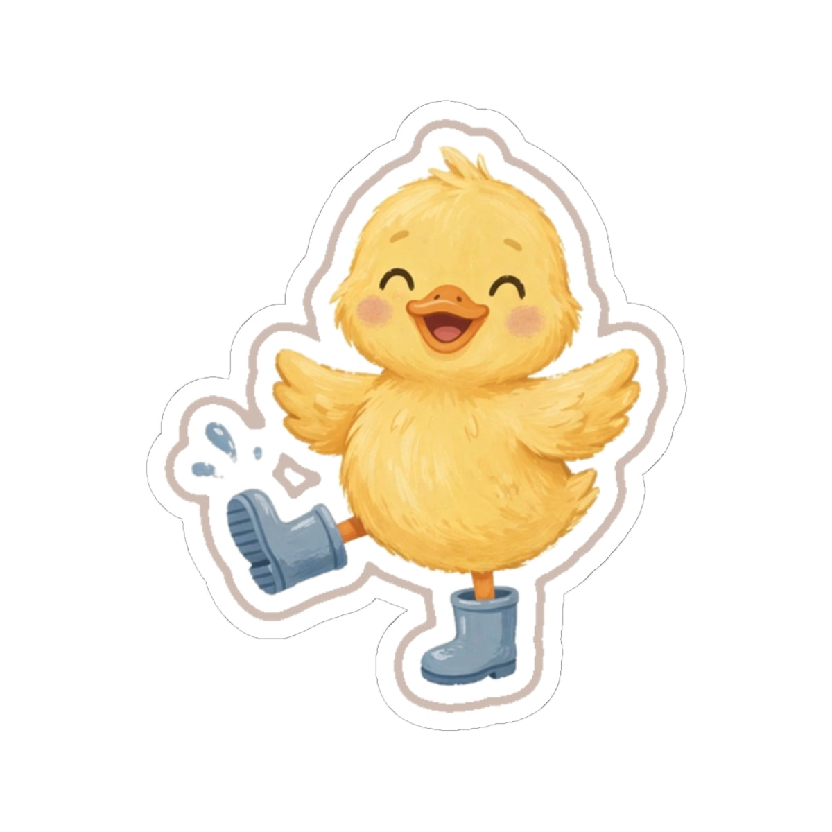 Duckling Kiss-Cut Sticker