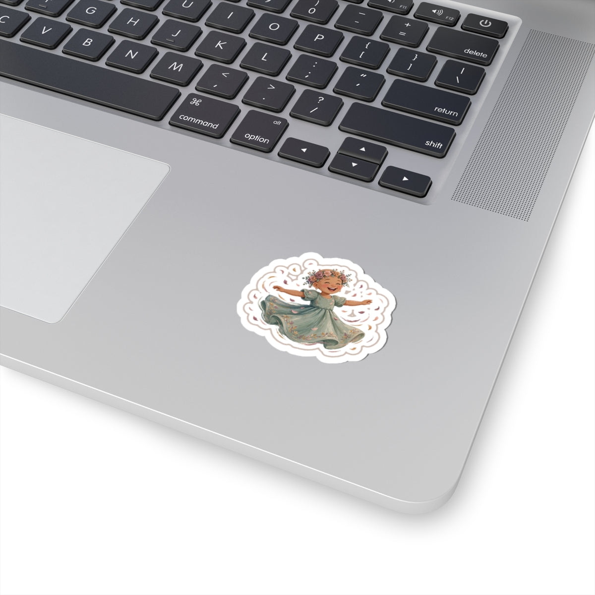 Flower Crown Kiss-Cut Sticker