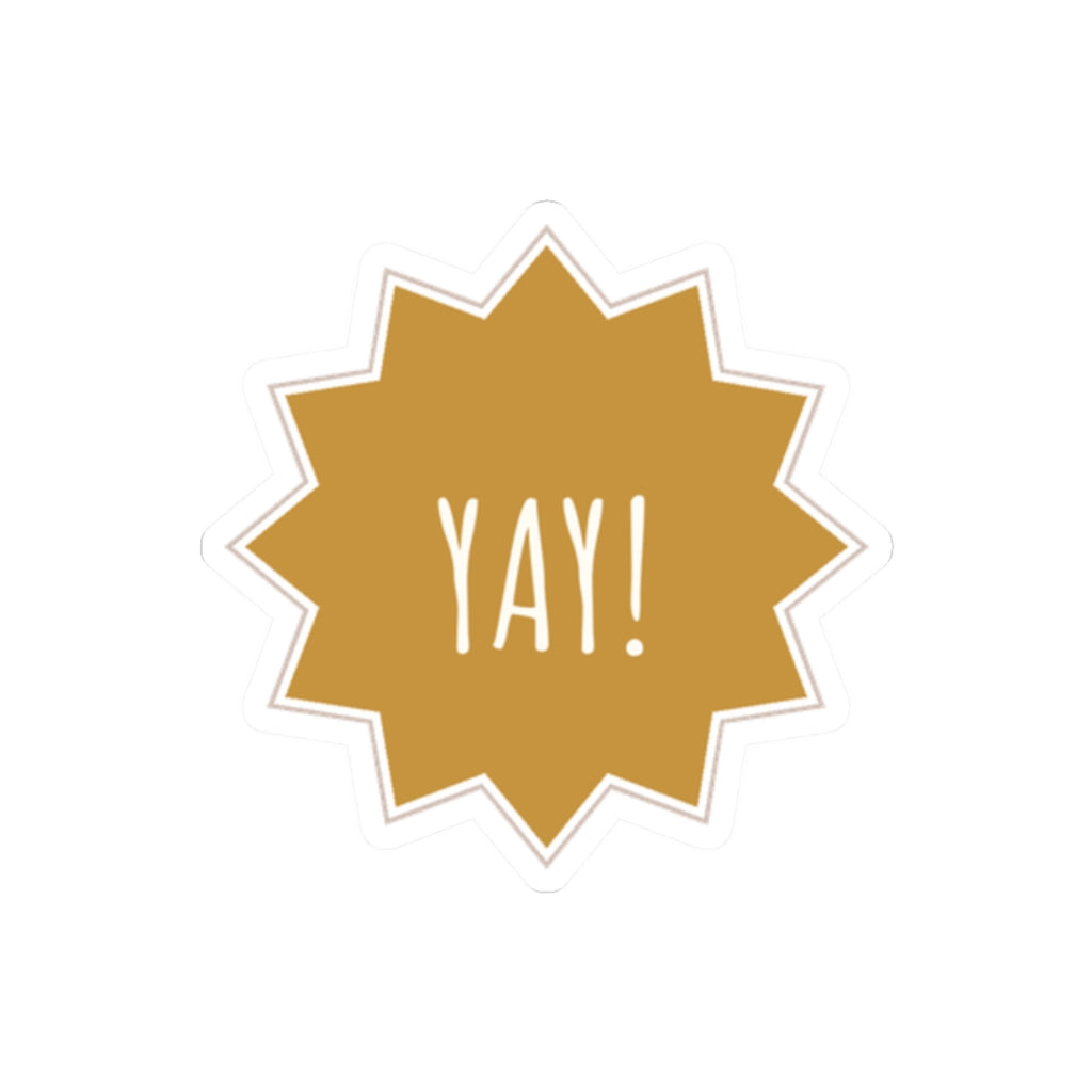 Yay Star Kiss-Cut Sticker