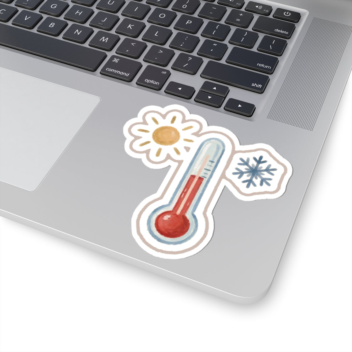 Thermometer Kiss-Cut Sticker