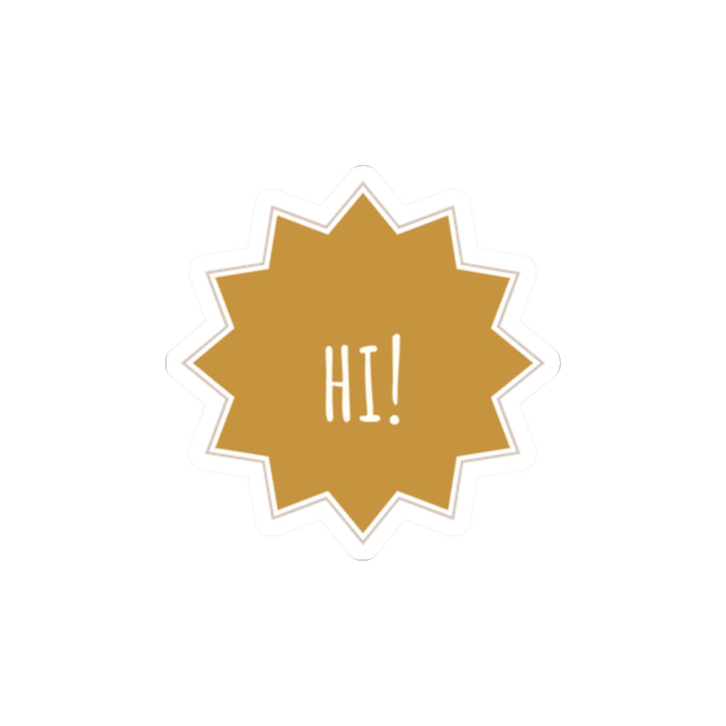 Hi Star Kiss-Cut Sticker