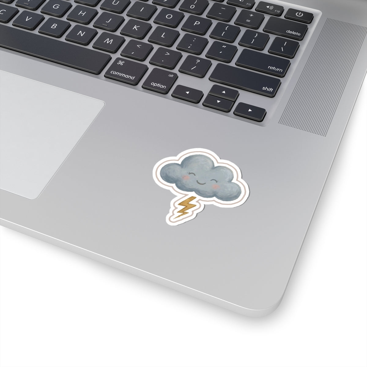 Lightning Cloud Kiss-Cut Sticker