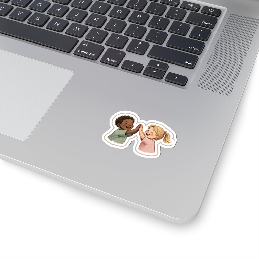 High Five Kiss-Cut Sticker