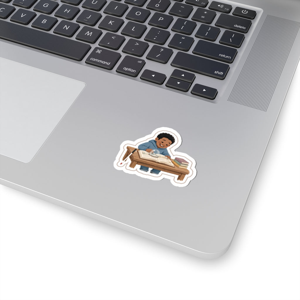 Cane Reading Kiss-Cut Sticker