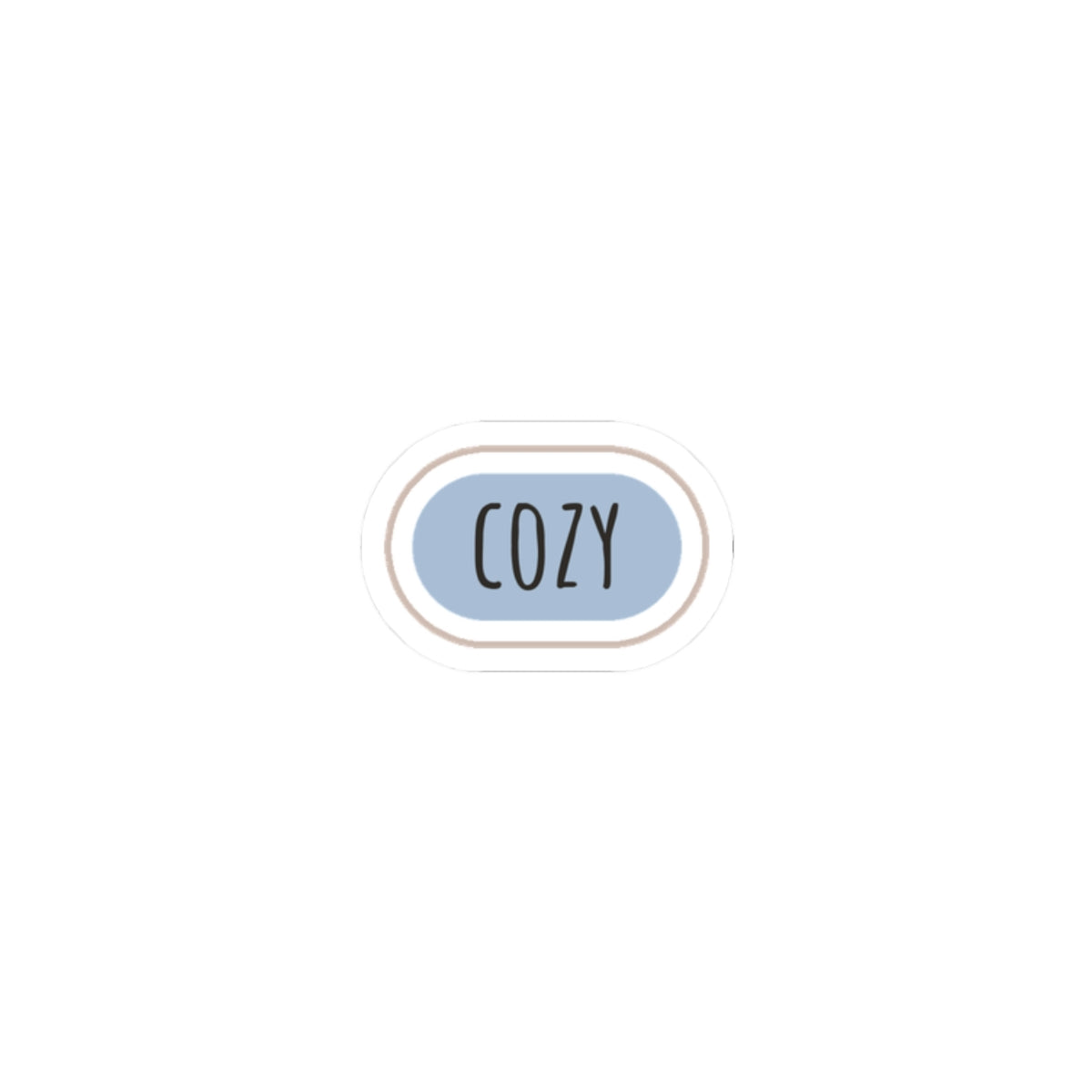 Cozy Capsule Kiss-Cut Sticker