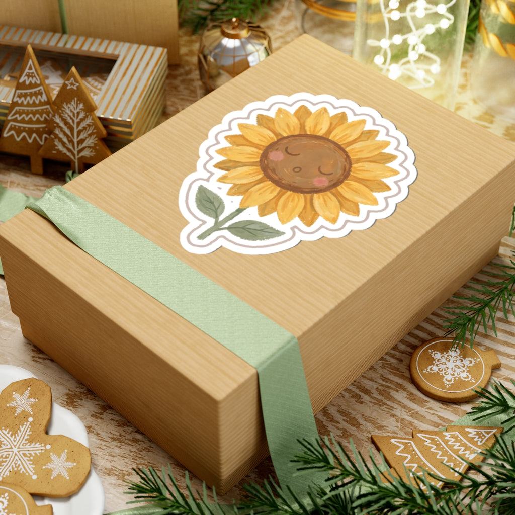 Sunflower Kiss-Cut Sticker