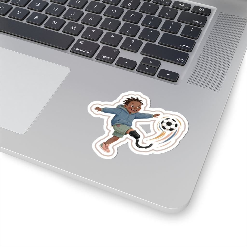 Prosthetic Soccer Kiss-Cut Sticker