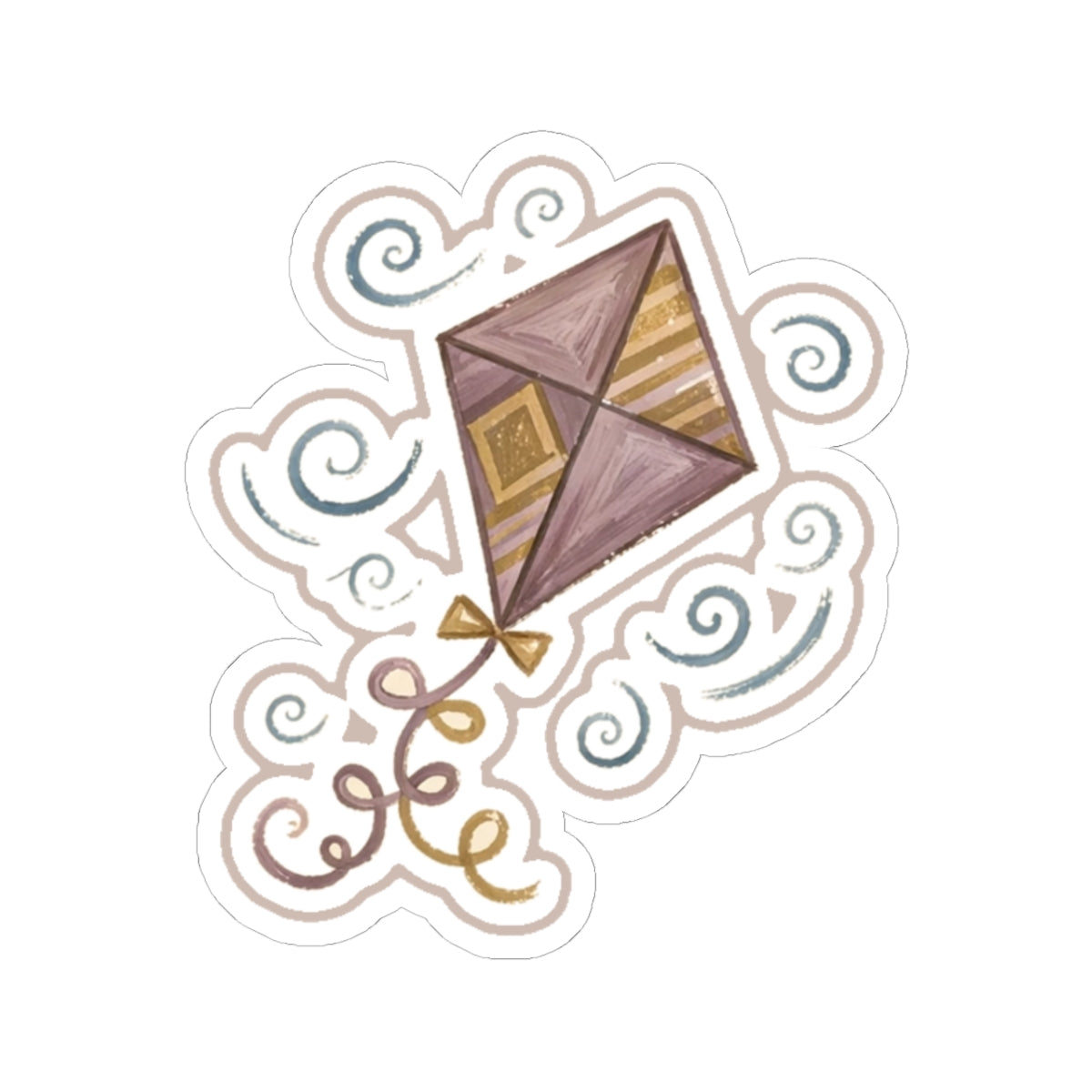 Kite Kiss-Cut Sticker
