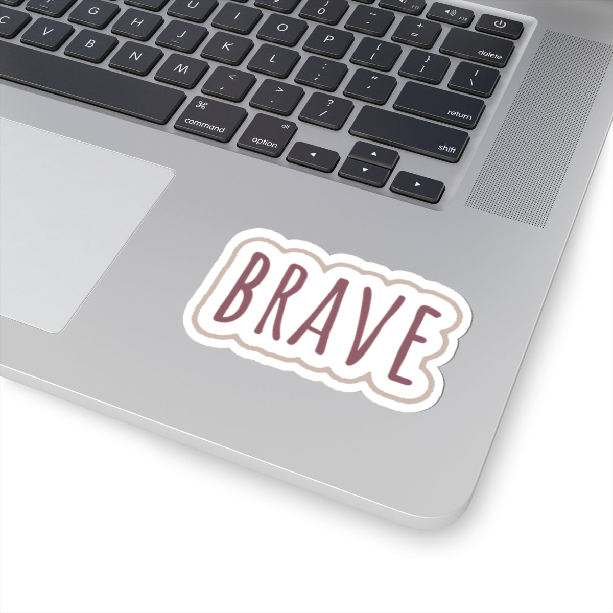 Brave Word Kiss-Cut Sticker