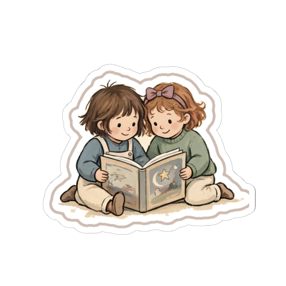 Reading Kiss-Cut Sticker