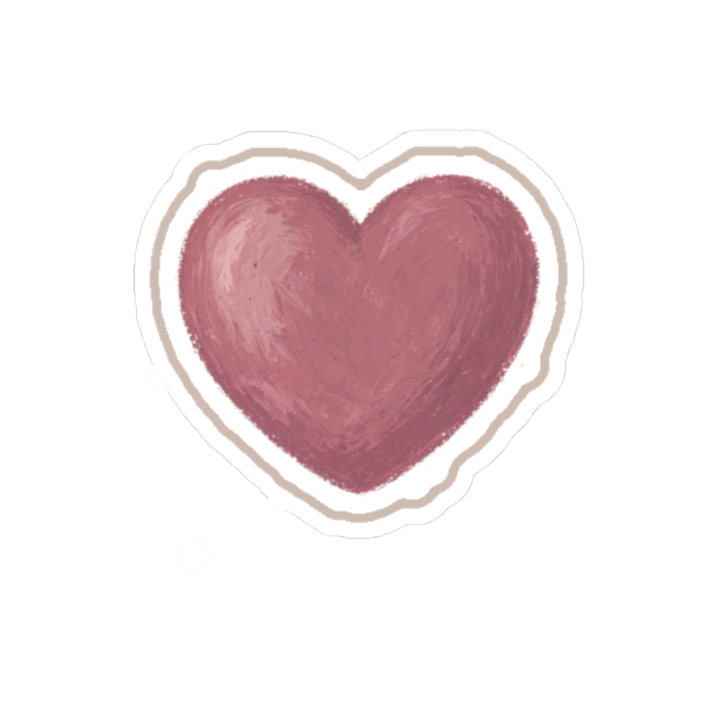 Heart Kiss-Cut Sticker