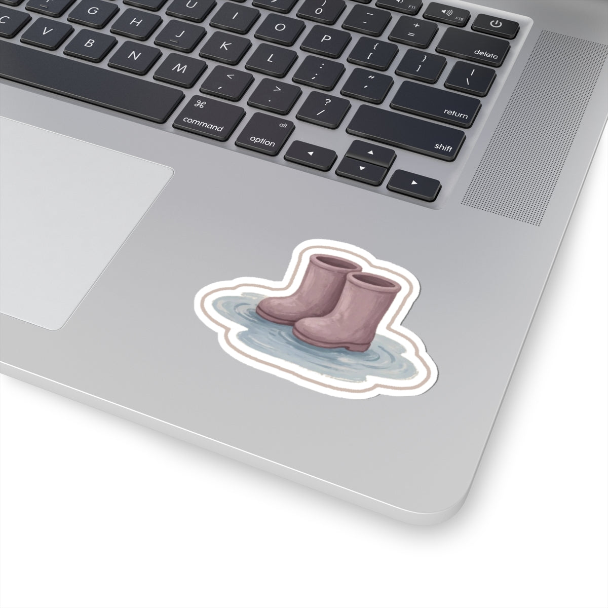 Rain Boots Kiss-Cut Sticker