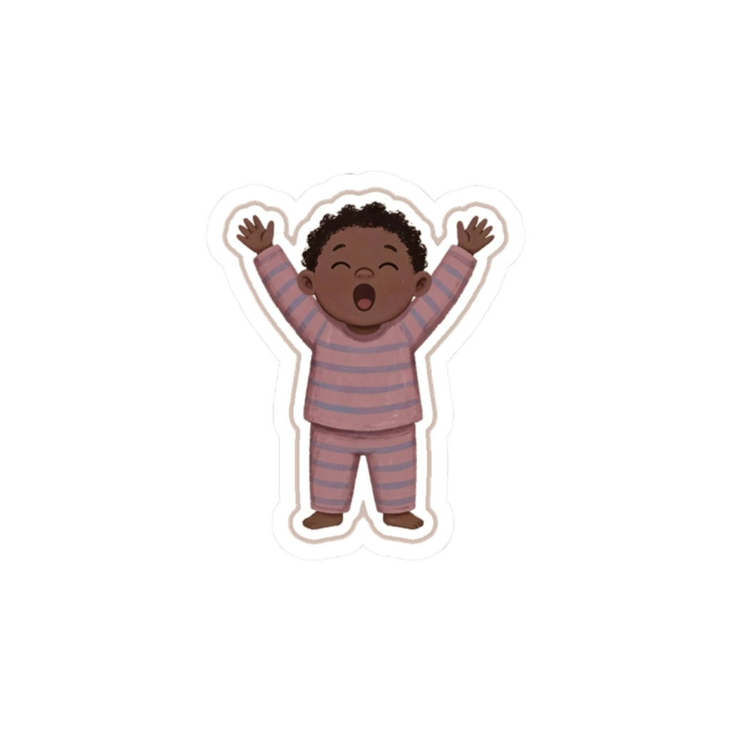 Morning Stretch Kiss-Cut Sticker