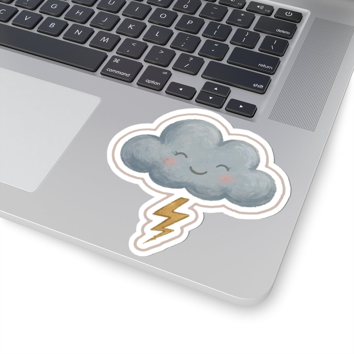 Lightning Cloud Kiss-Cut Sticker